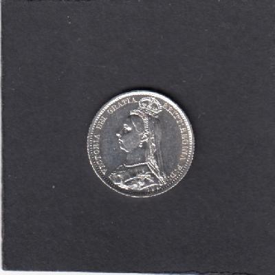 Beschrijving: 6 Pence  VICTORIA  